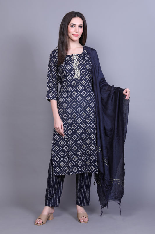 Elegant Straight Kurta Set