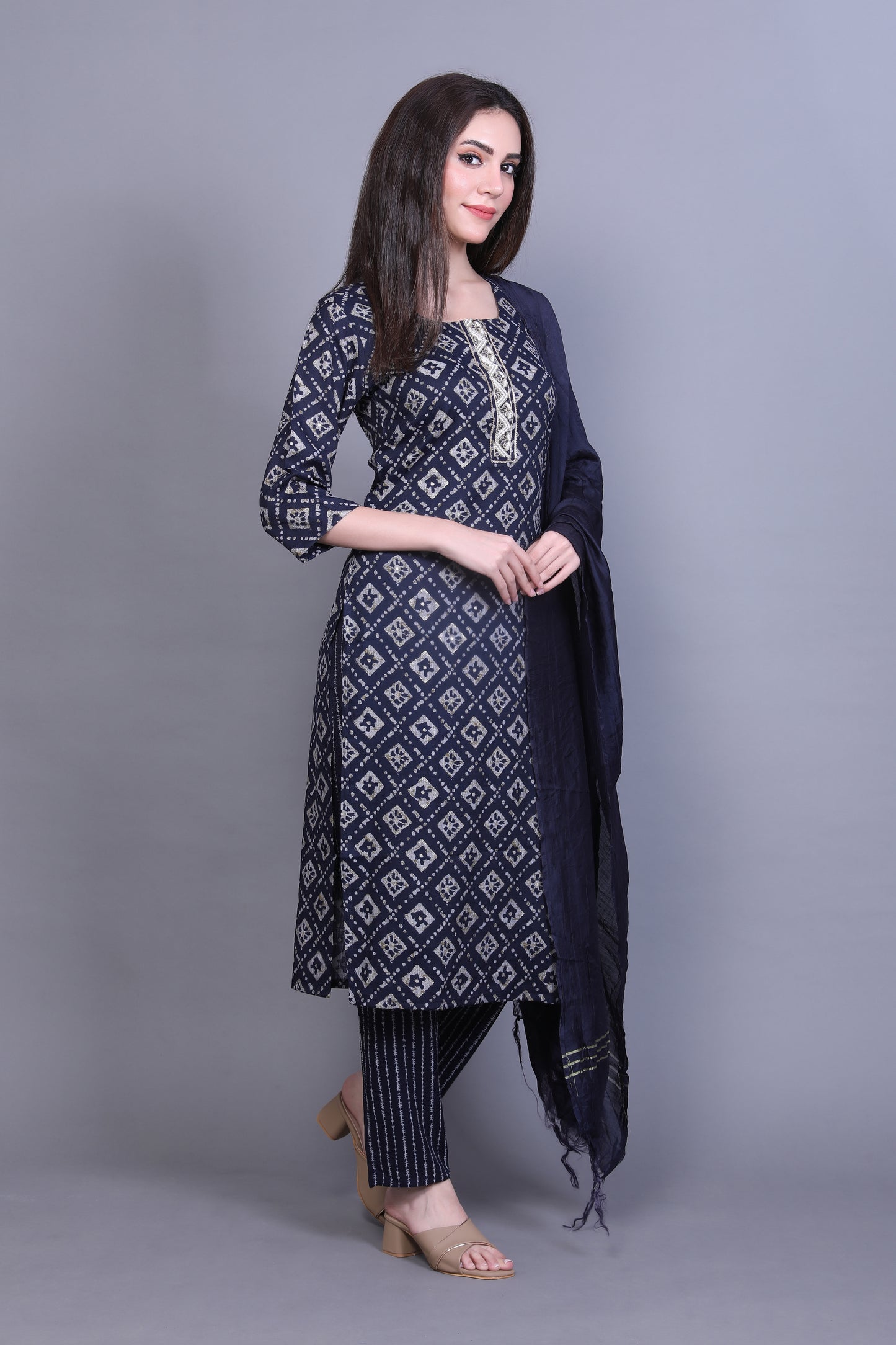 Elegant  Straight Kurta Set