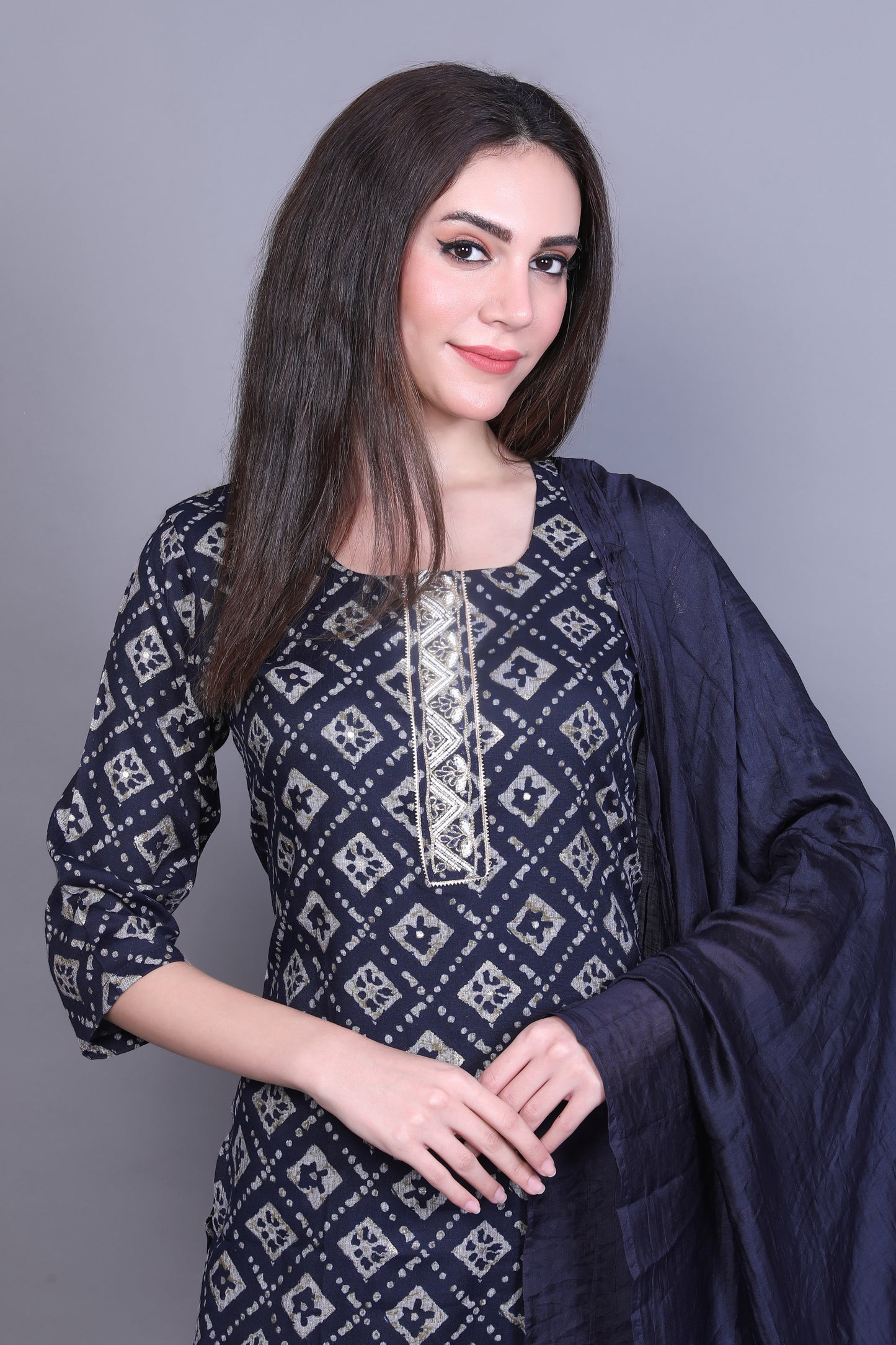 Elegant  Straight Kurta Set