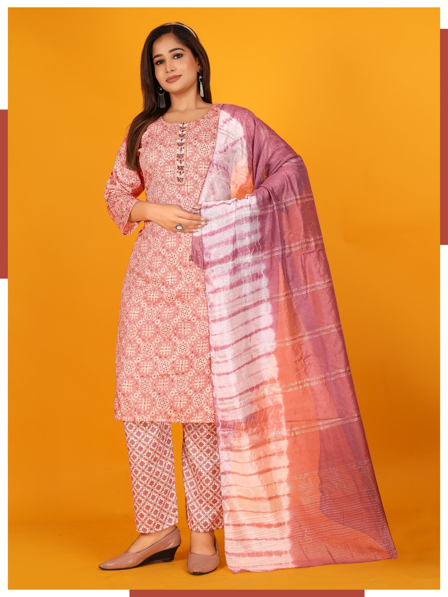 Sophisticated Kurti with Matching Pant & Dupatta