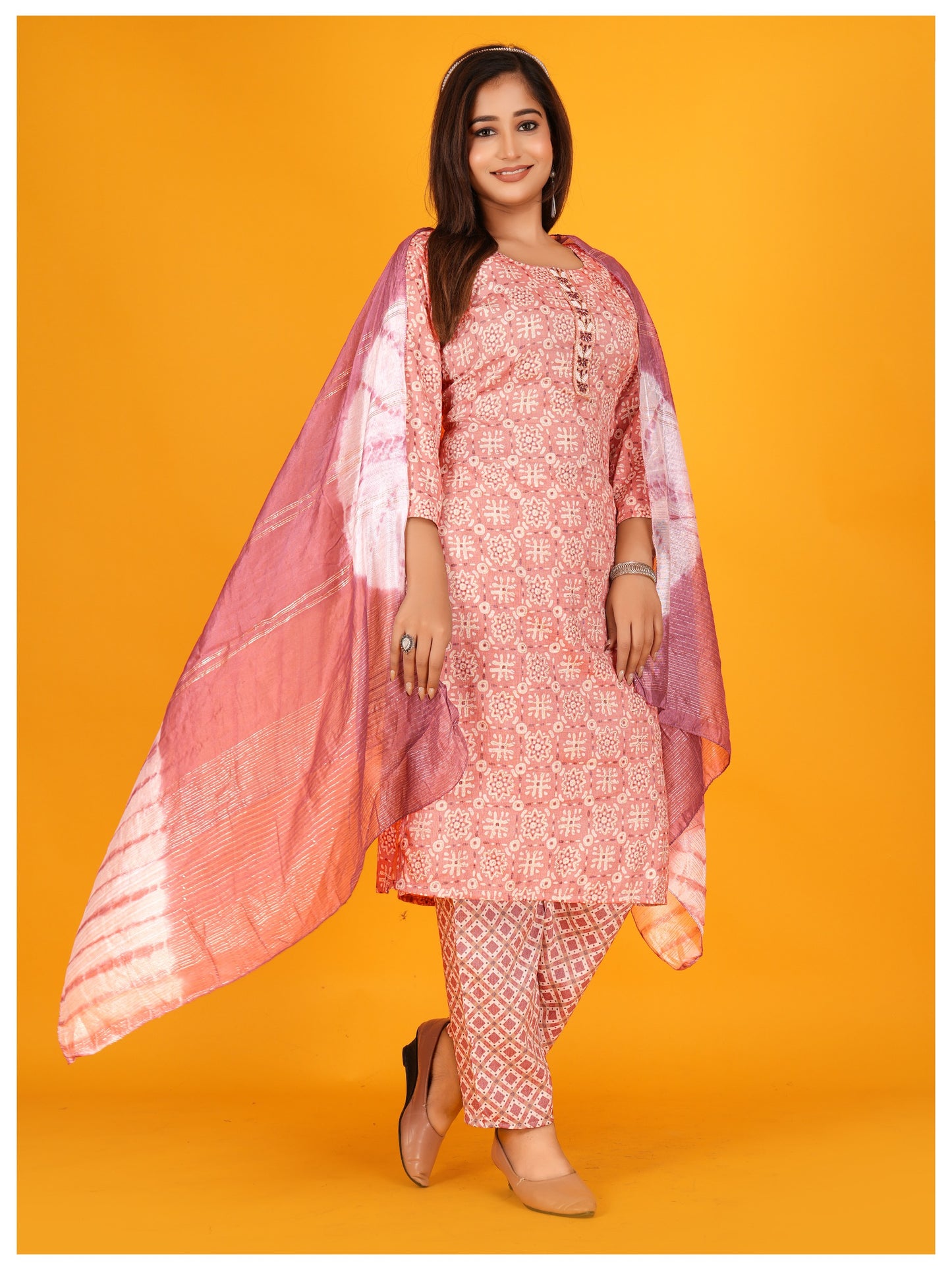 Sophisticated Kurti with Matching Pant & Dupatta