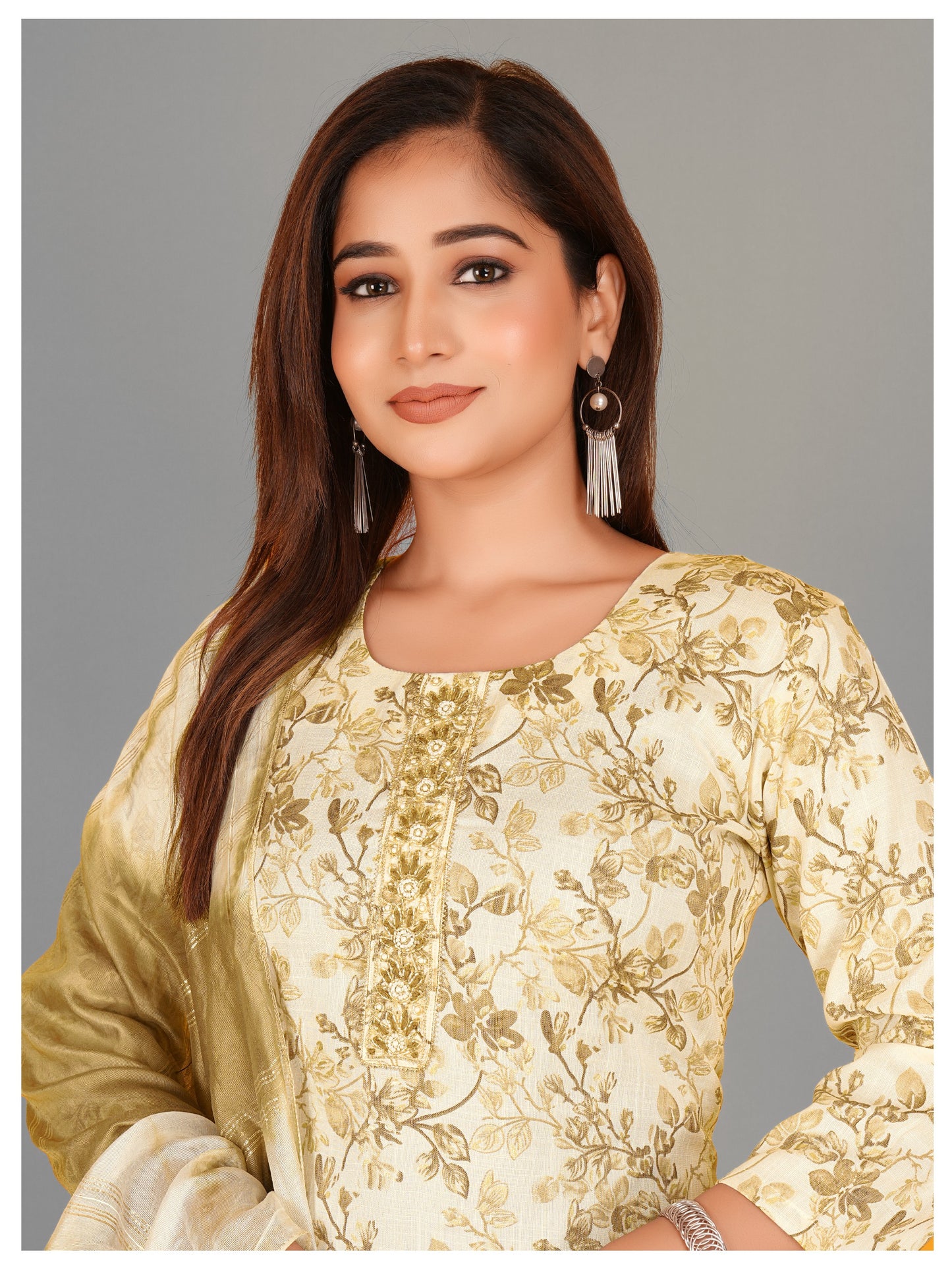 Premium Kurti Pant Dupatta Set