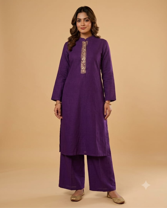 Plan Vatican Kurthi set