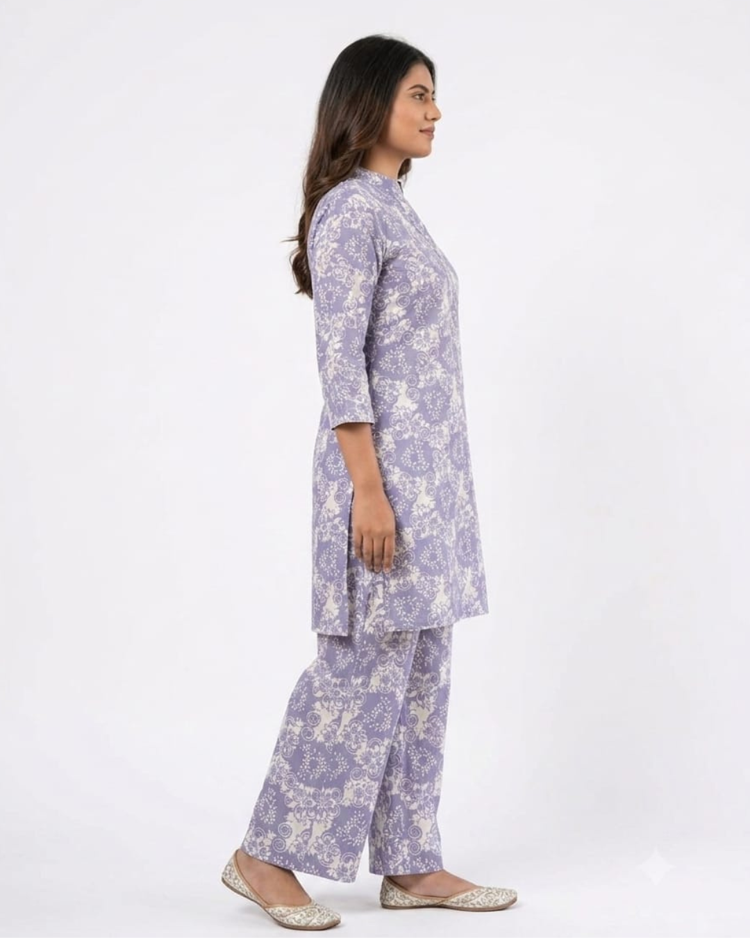 Graceful Printed Kurti with Matching Pant