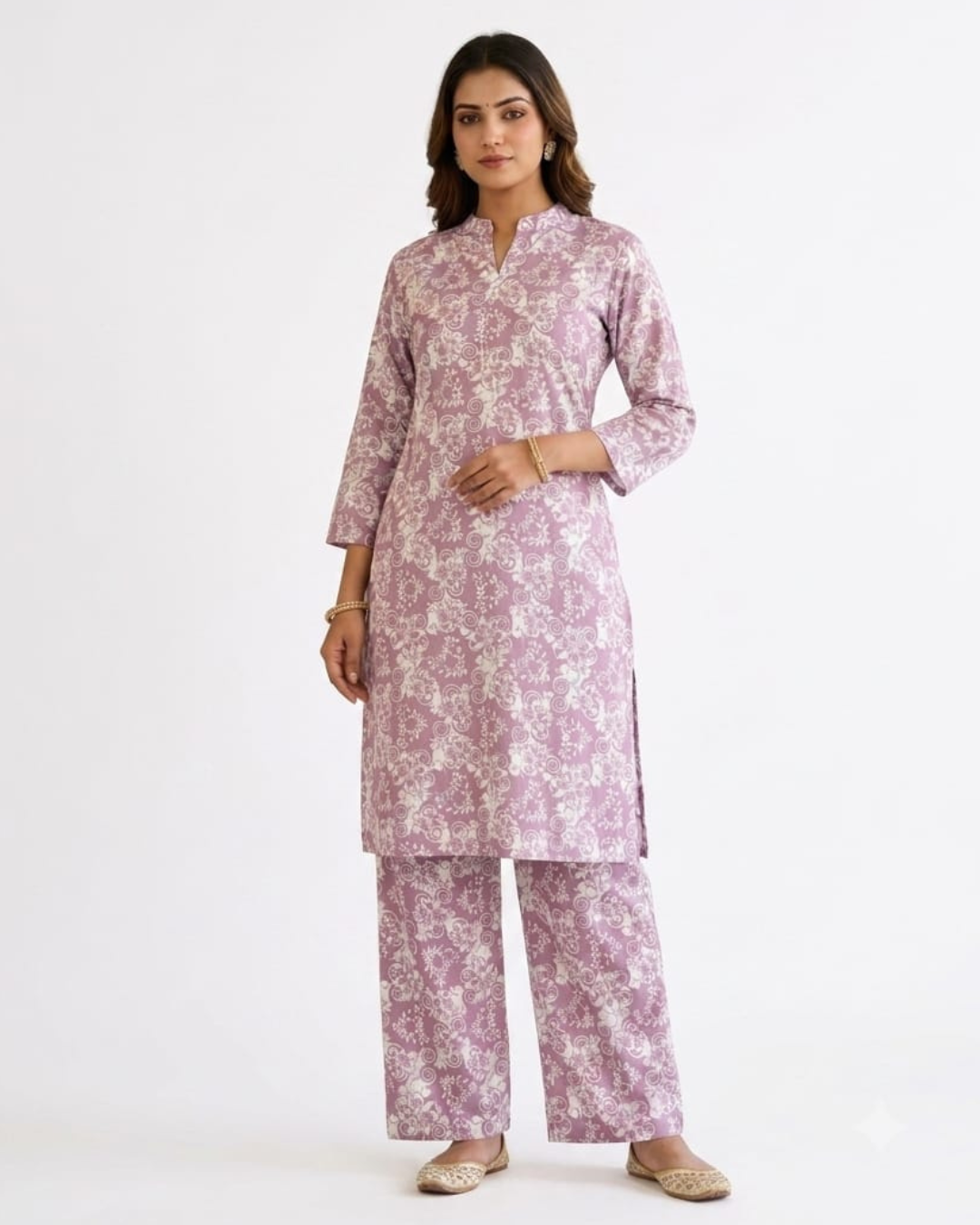 Graceful Printed Kurti with Matching Pant