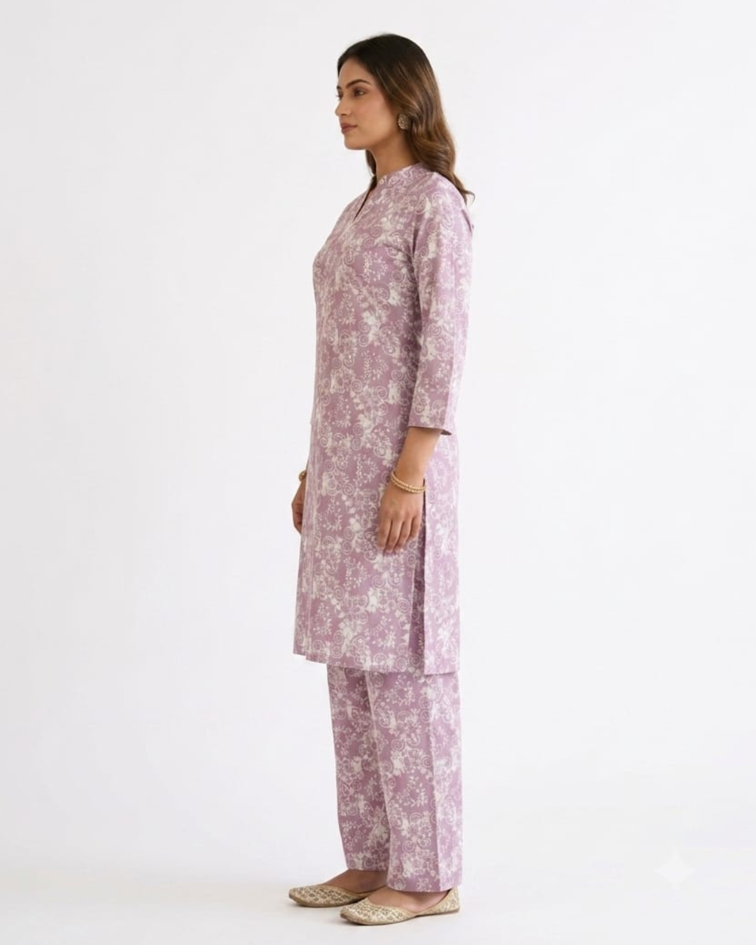 Graceful Printed Kurti with Matching Pant