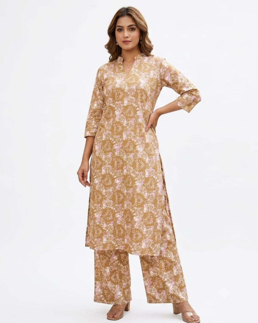 Graceful Printed Kurti with Matching Pant